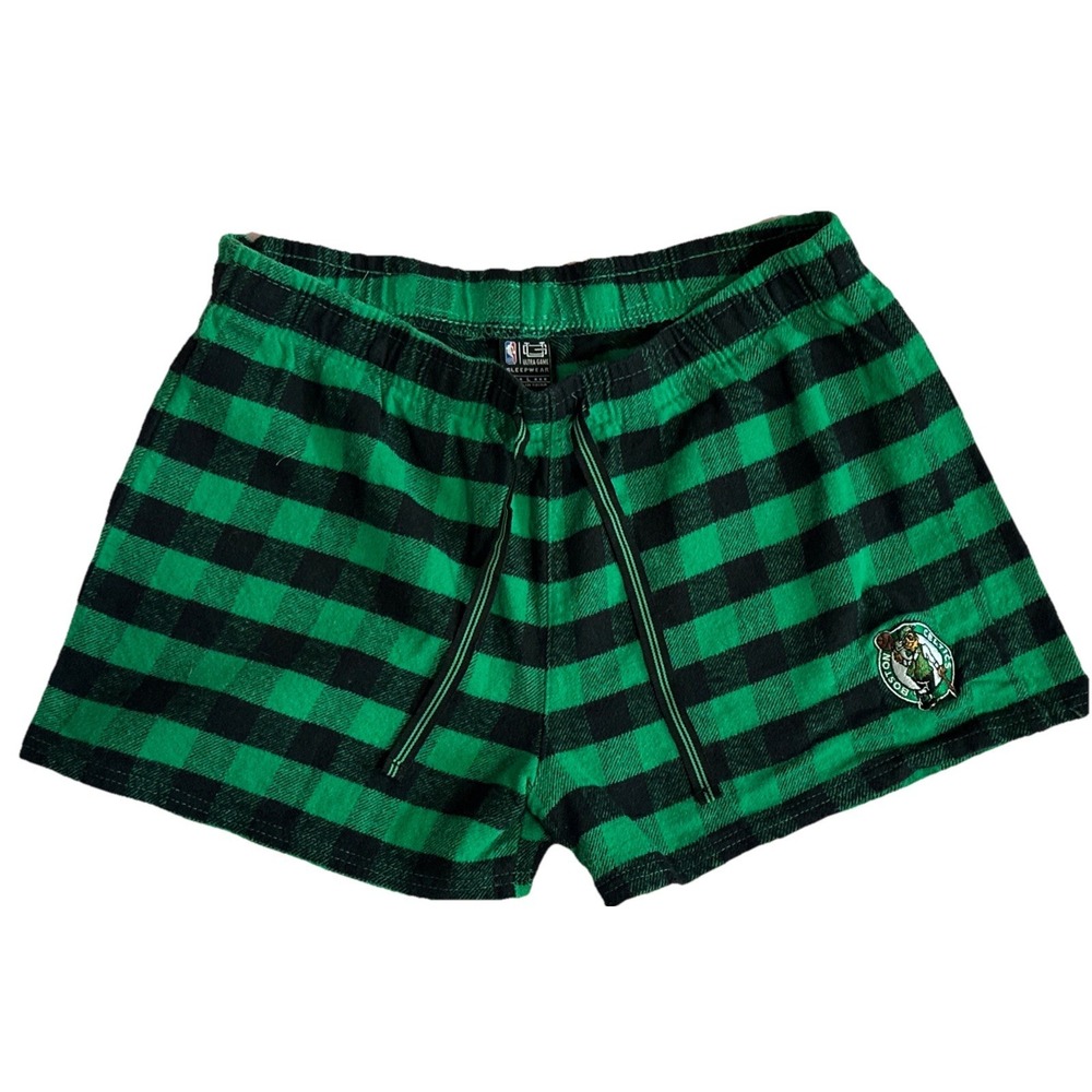 NBA Boston Celtics Licensed Sleep Short Size Large Green Black